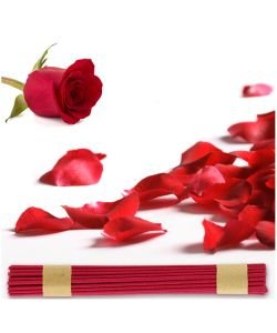 Japanese incense (short scroll): Rose, 35 sticks
